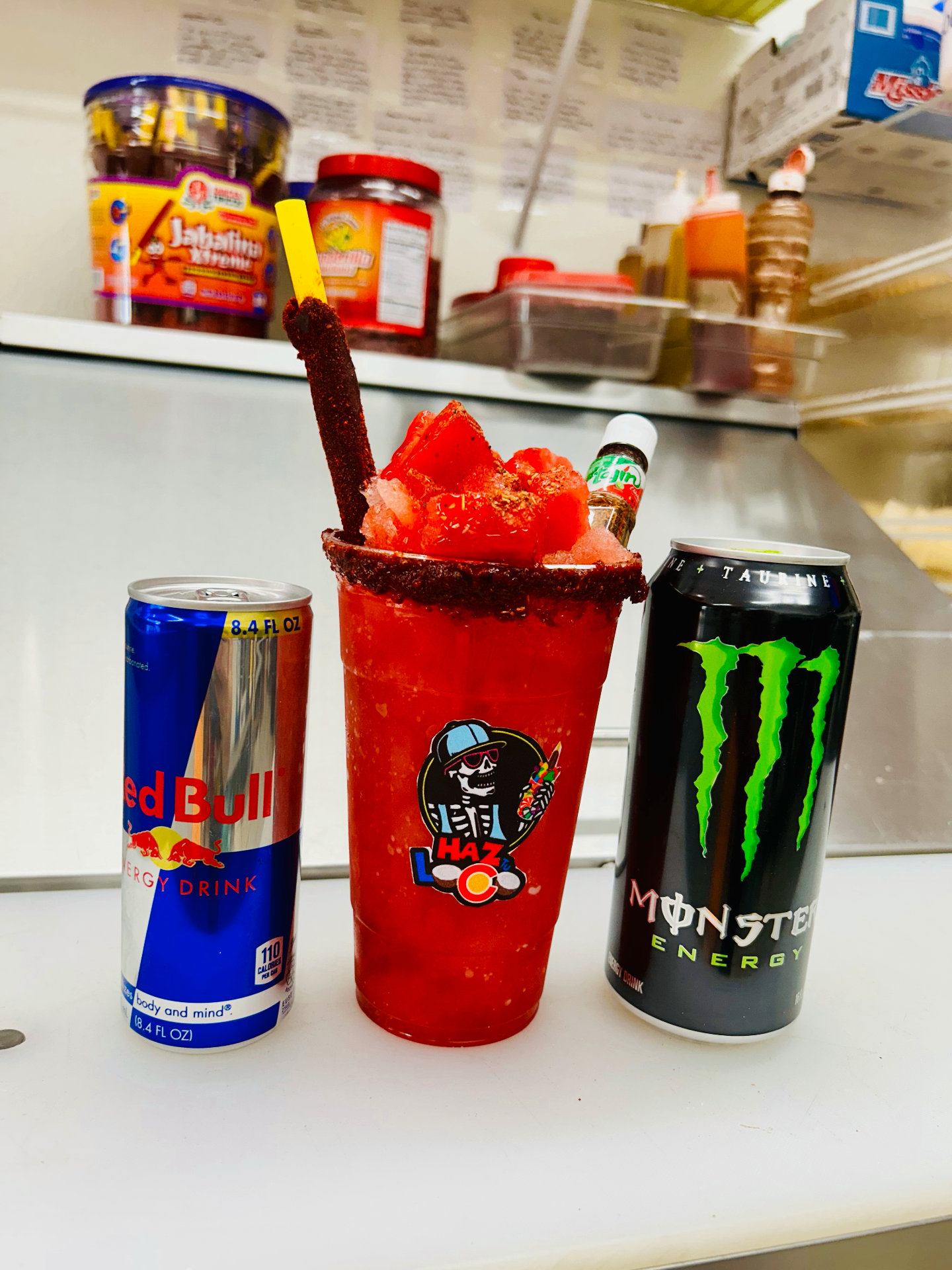 Monster y Red Bull Preparado